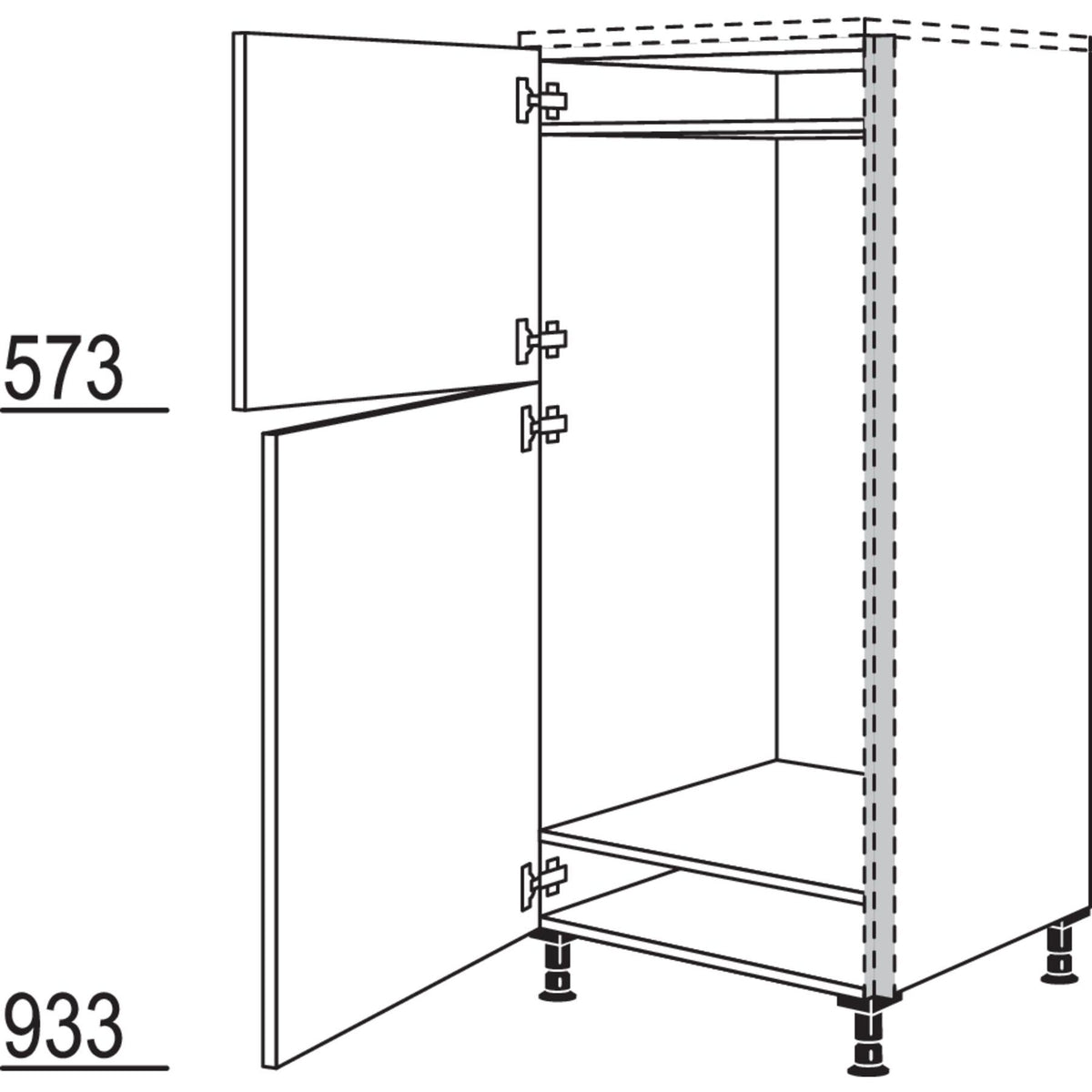 Nobilia Geraete-Umbau Kuehlautomat NGS123 56780