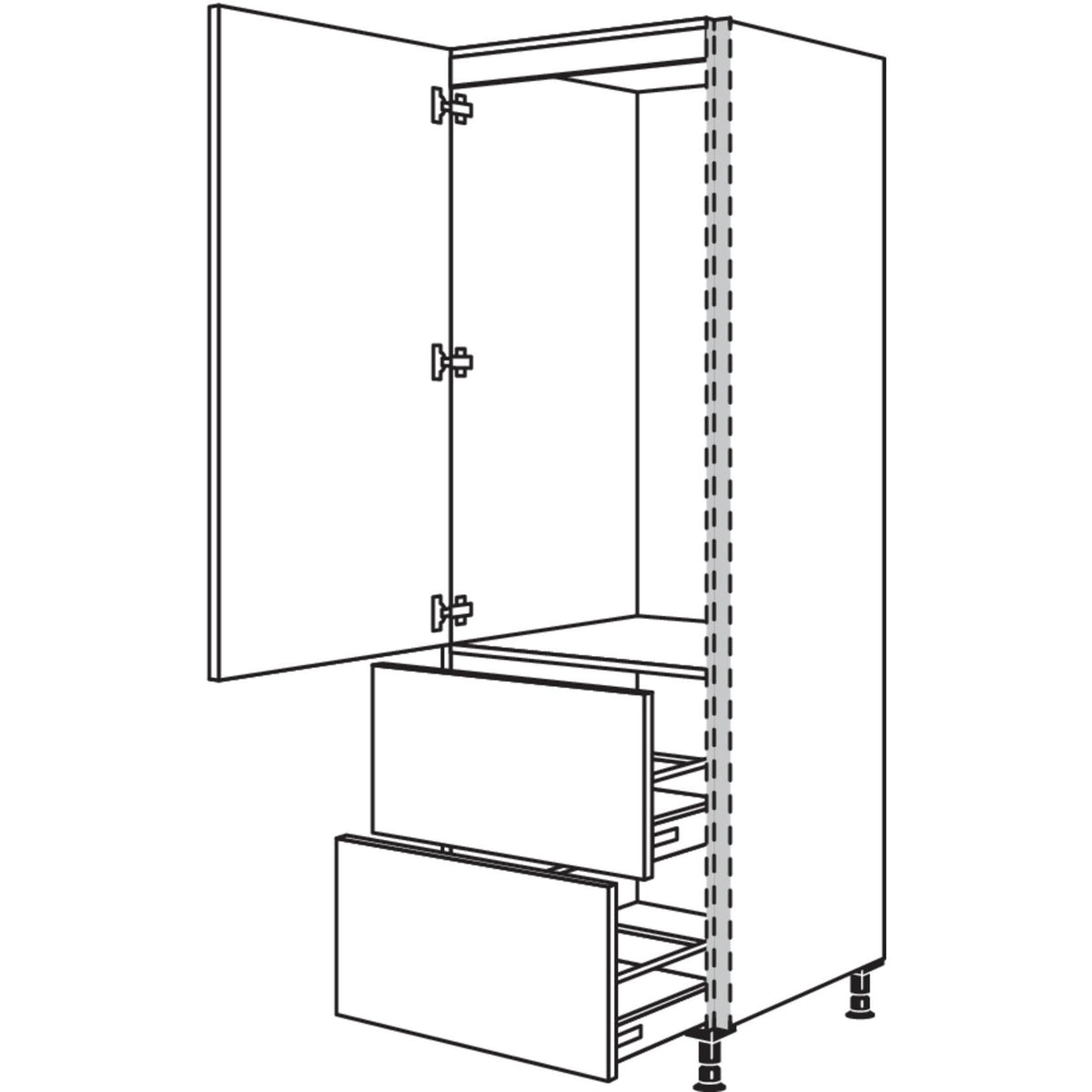 Nobilia Geraete-Umbau Kuehlautomat NGS1232A-1 22952
