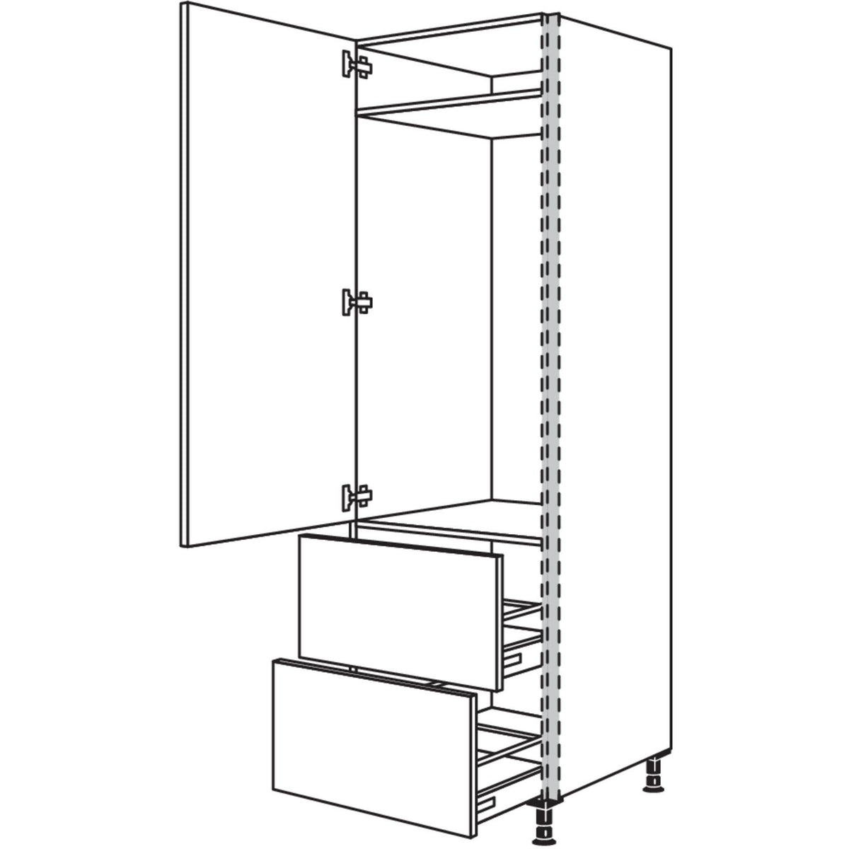Nobilia Geraete-Umbau Kuehlautomat NGS1232A-3 53952