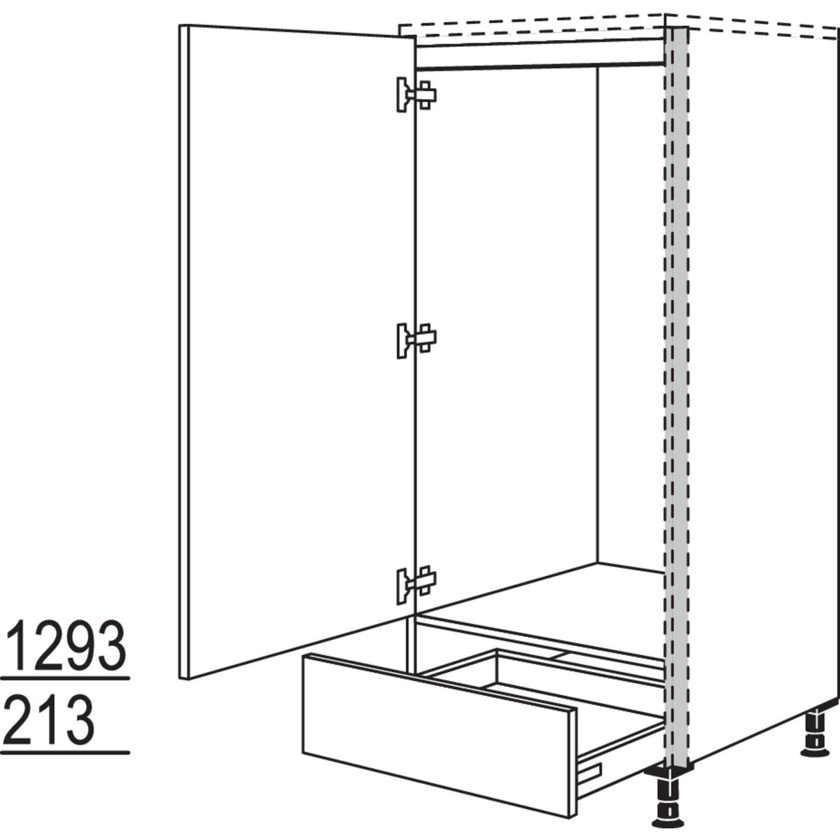 Nobilia Geraete-Umbau Kuehlautomat NGS123S 56778
