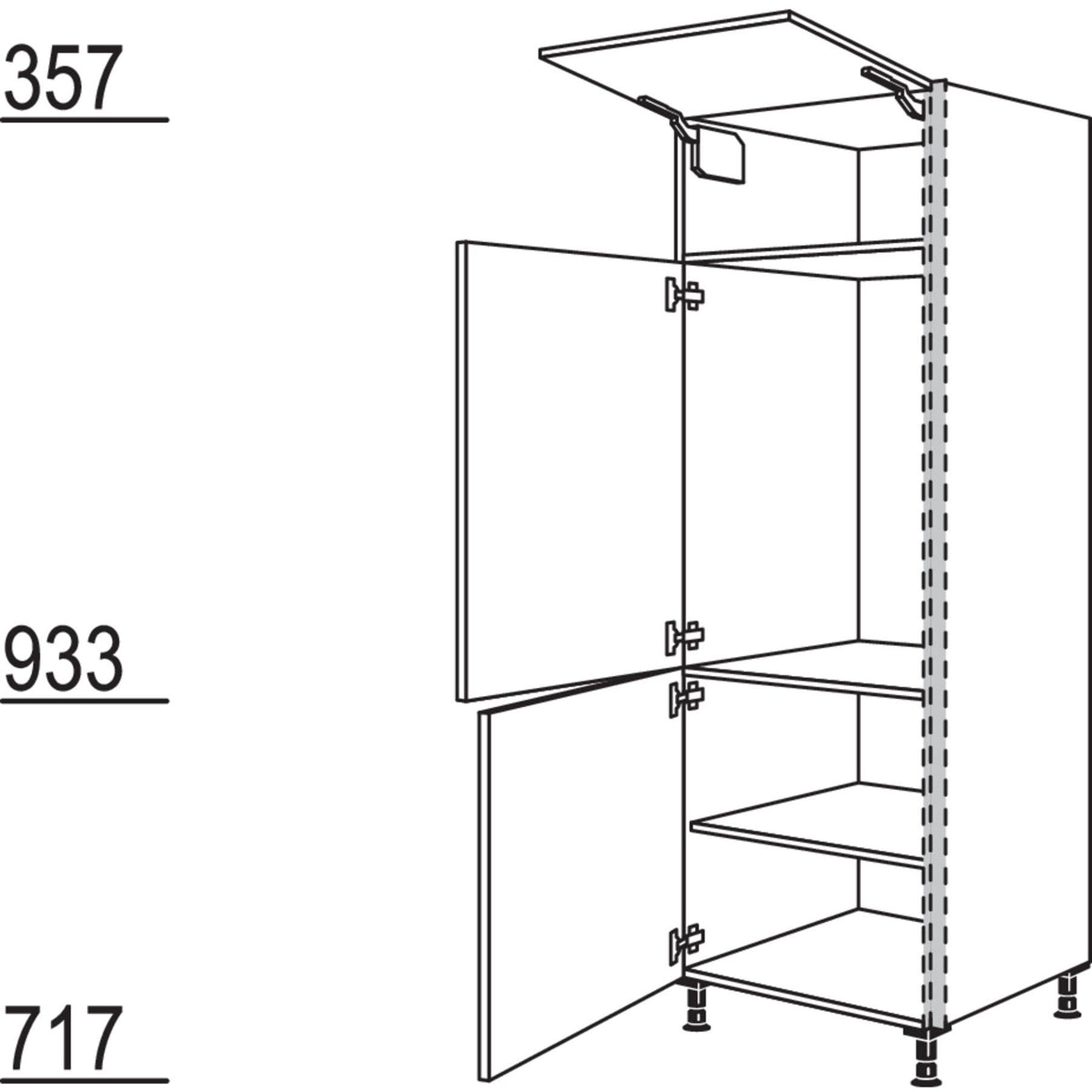 Nobilia Geraete-Umbau Kuehlautomat NGS88-1 22940