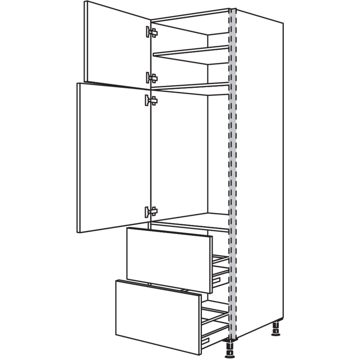 Nobilia Geraete-Umbau Kuehlautomat NGS882A-3 53941