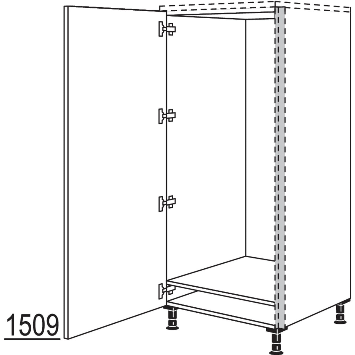 nobilia Geraete-Umbau Kuehlautomat NGSF140 56787