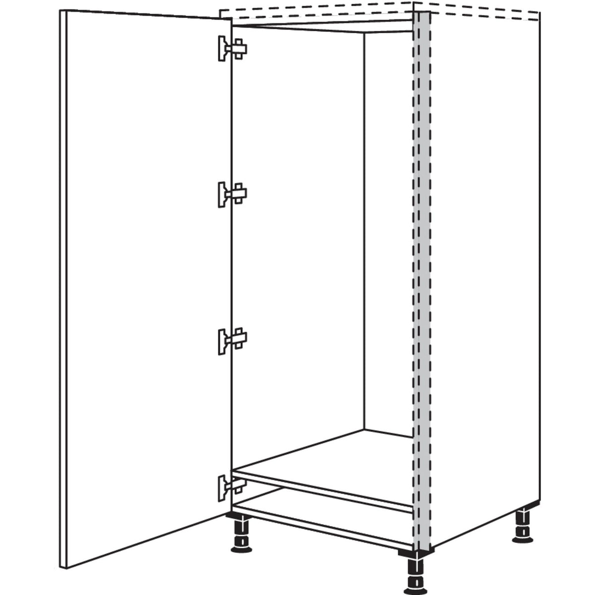 nobilia Geraete-Umbau Kuehlautomat NGSF140 56787