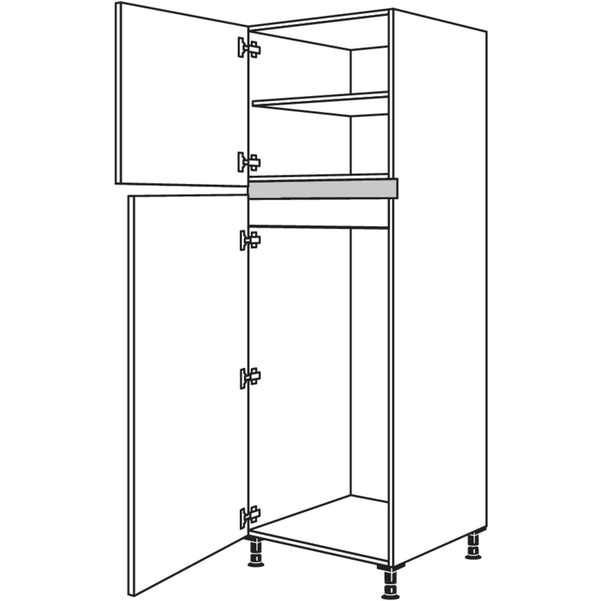 Nobilia Geraete-Umbau Kuehlautomat NGT123-1 24690