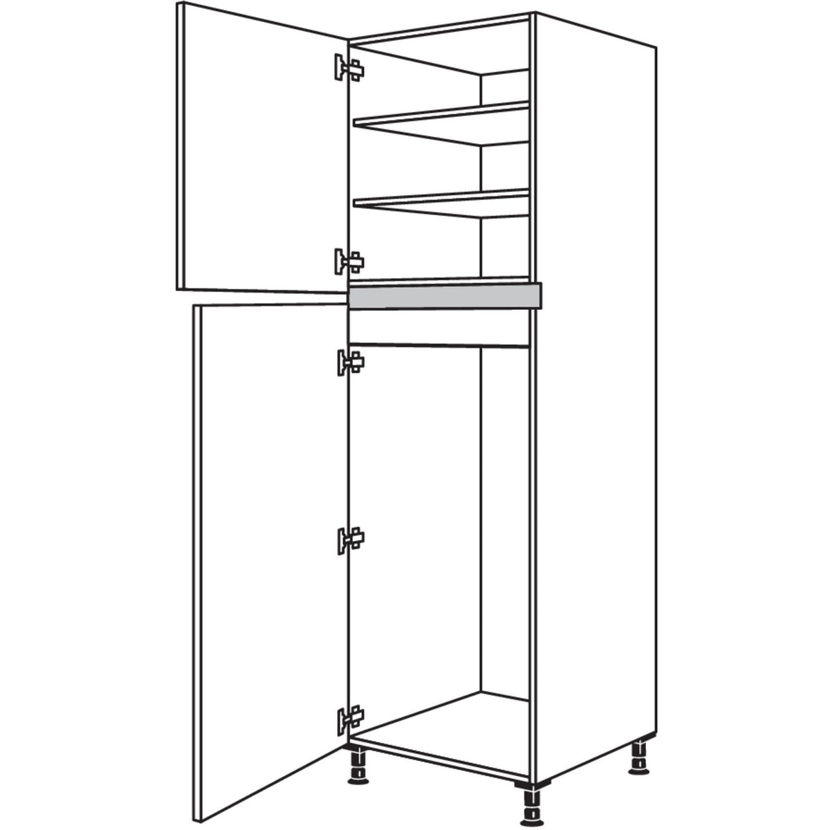 Nobilia Geraete-Umbau Kuehlautomat NGT123-3 47690