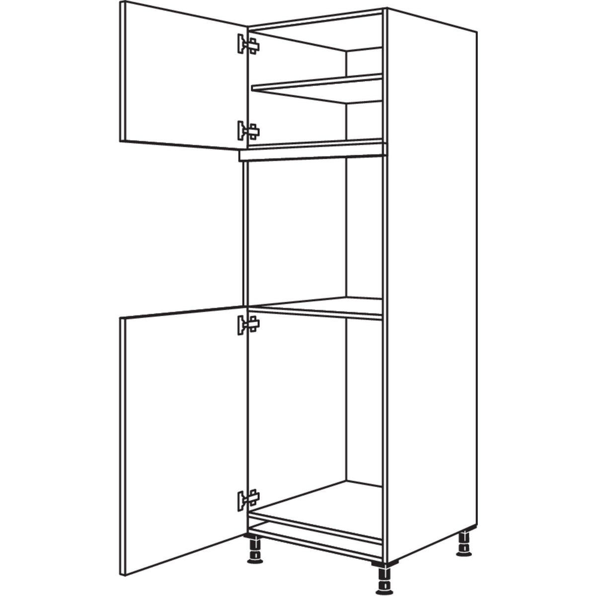 Nobilia Geraete-Umbau Kuehlautomat und Backofen G88O-2 37628