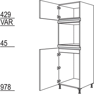 Nobilia Geräte-Umbau Kühlautomat und Backofen NG88O-3 47682
