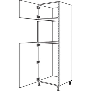 Nobilia Geraete-Umbau Kuehlautomat und Backofen NGS103O-3 53949