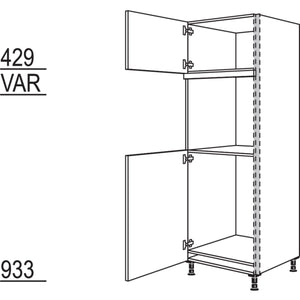 Nobilia Geraete-Umbau Kuehlautomat und Backofen NGS88O-1 22942