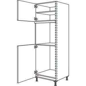 Nobilia Geraete-Umbau Kuehlautomat und Backofen NGS88O-2 34942