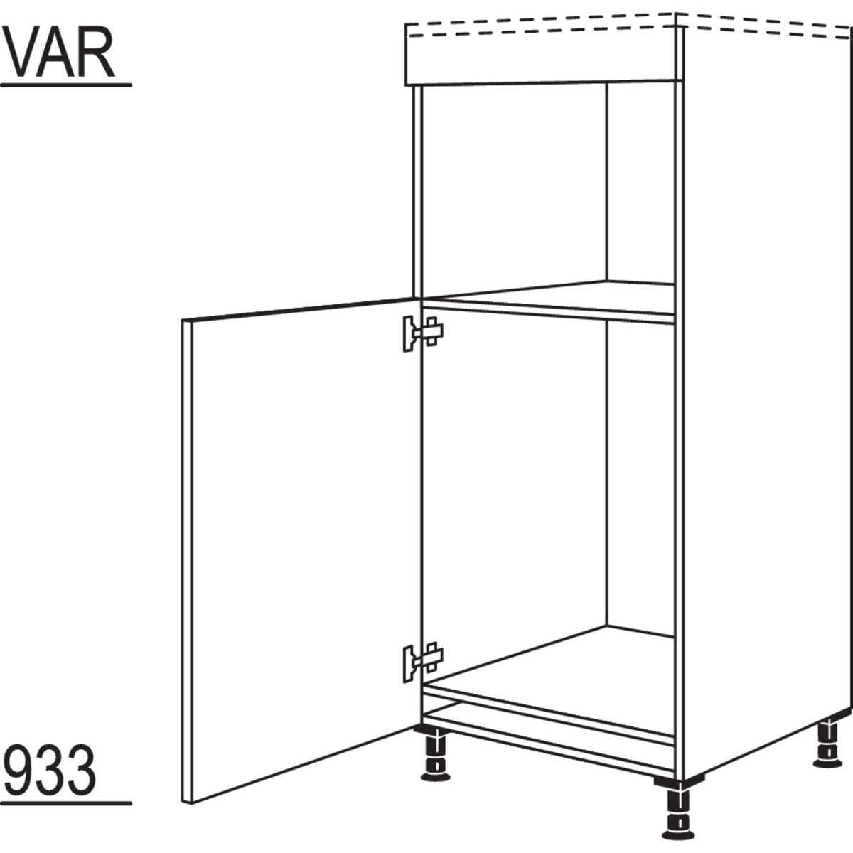 Nobilia Geraete-Umbau Kuehlautomat und Dampfgarer - Kompaktgeraet G88DK 21727