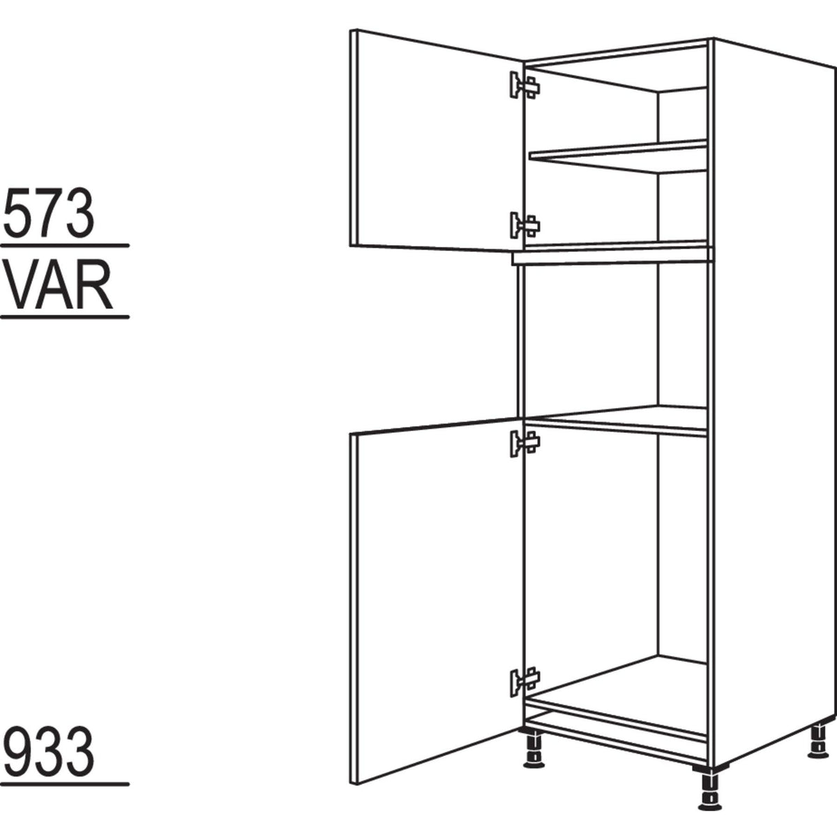 Nobilia Geraete-Umbau Kuehlautomat und Mikrowelle -  Dampfgarer - Kompaktgeraet G88MDK-1 24629