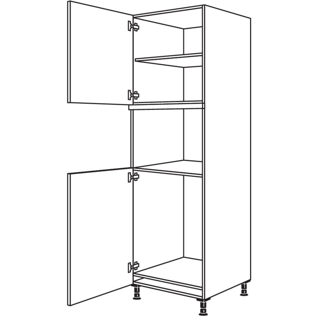 Nobilia Geraete-Umbau Kuehlautomat und Mikrowelle -  Dampfgarer - Kompaktgeraet G88MDK-3 44629