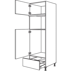 Nobilia Geraete-Umbau Kuehlautomat und Mikrowelle - Dampfgarer - Kompaktgeraet G88MDKA-3 44630