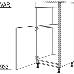 Nobilia Geraete-Umbau Kuehlautomat und Mikrowelle- Dampfgarer oder Kompaktgeraet NGSDK88 56727