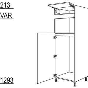 Nobilia Geraete-Umbau Kuehlautomat und Mikrowelle G123M-1 24661