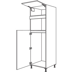 Nobilia Geraete-Umbau Kuehlautomat und Mikrowelle G123M-3 45661