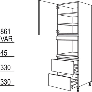 Nobilia Geräte-Umbau Mikrowelle NGM2A-3 45549