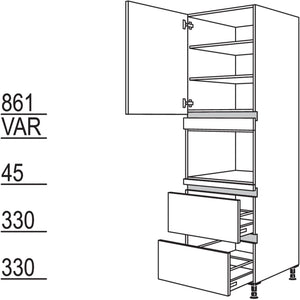 Nobilia Geraete-Umbau Mikrowelle NGM2A-3 45549