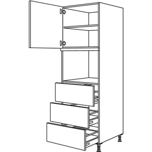 Nobilia Geraete-Umbau fuer Dampfgarer - Kompaktgeraet GDK3A-1 25523