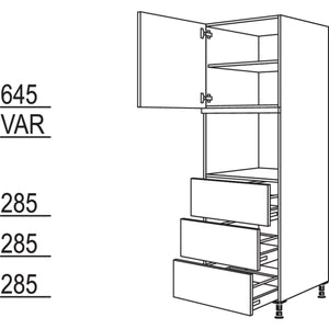 Nobilia Geraete-Umbau fuer Dampfgarer - Kompaktgeraet GDK3A-1 25523