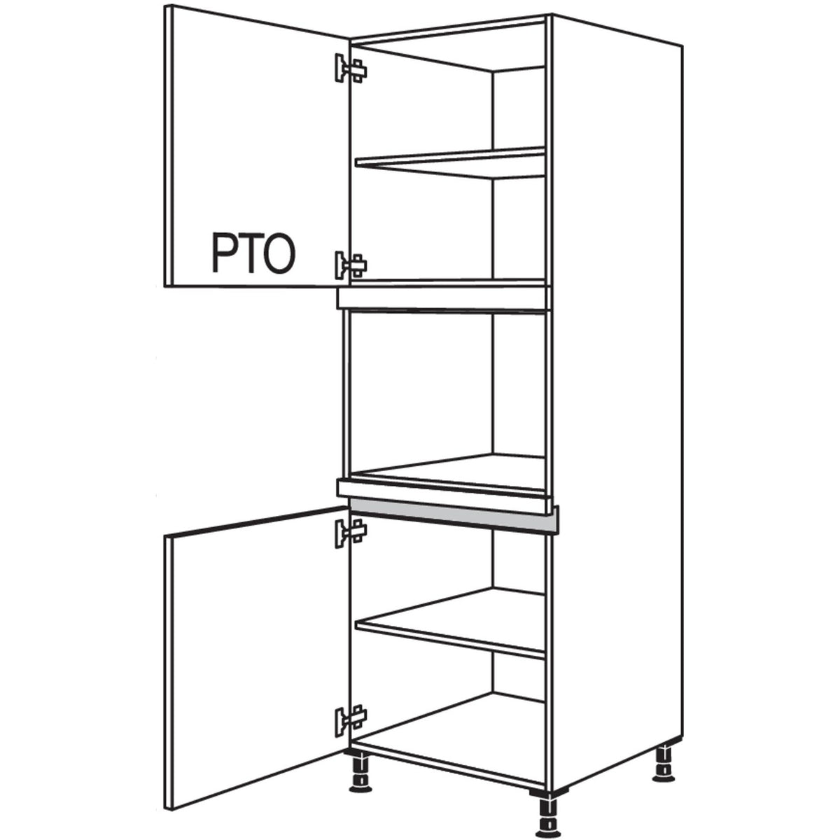 nobilia Geraete-Umbau fuer Dampfgarer - Kompaktgeraet LGDK-1 24537