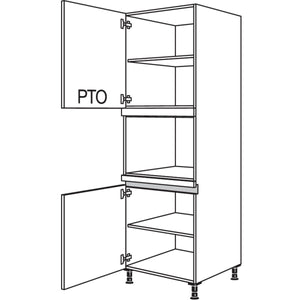 nobilia Geraete-Umbau fuer Dampfgarer - Kompaktgeraet LGDK-2 35543
