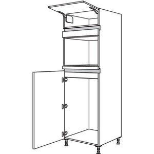 Nobilia Geraete-Umbau fuer Kuehlautomat und Dampfgarer - Kompaktgeraet NG103DK-2 34686