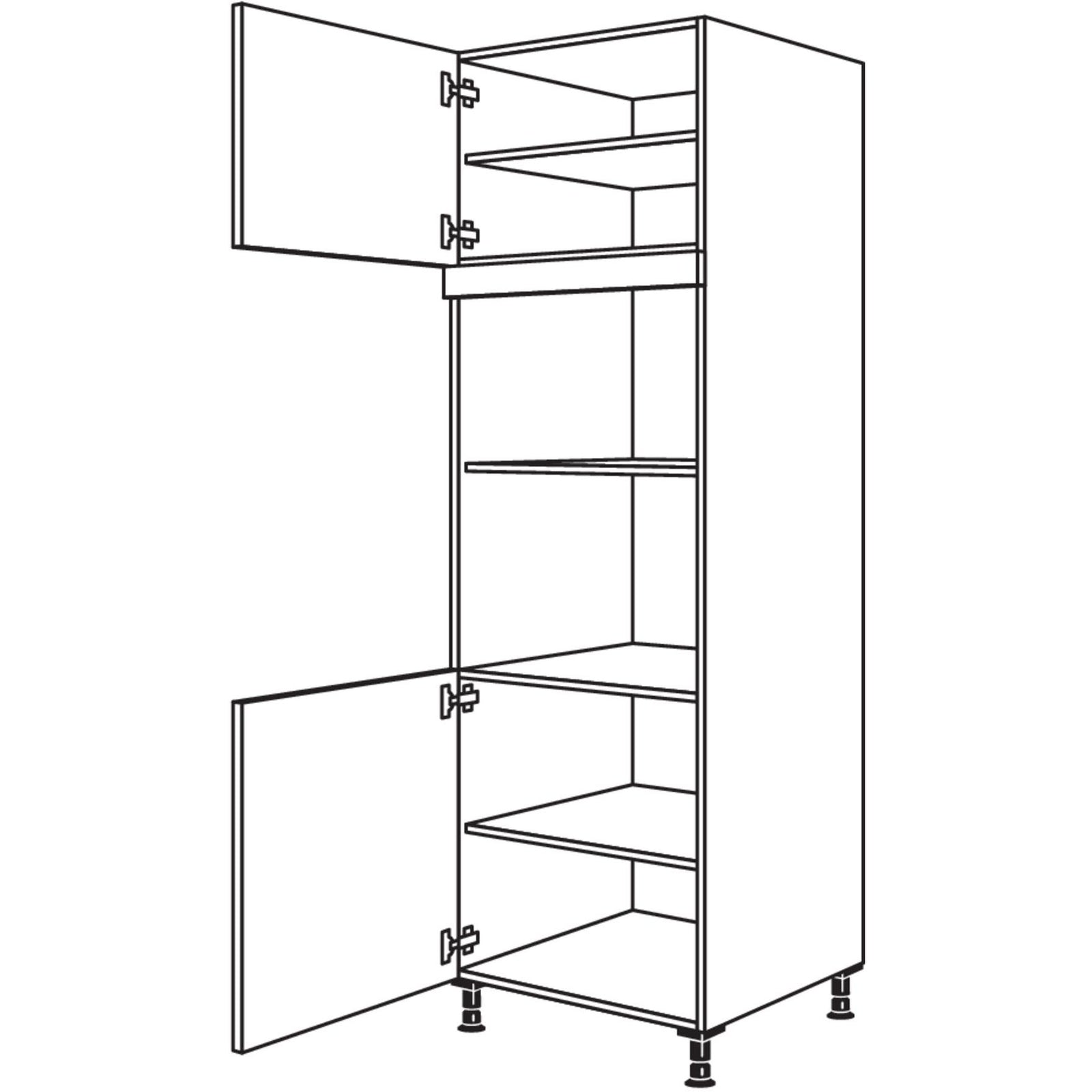 nobilia apparaatombouw voor magnetron en stoomoven / compactapparaat GDMDK-3 60 cm