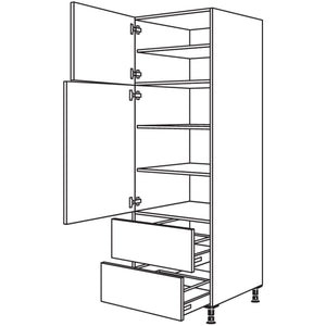 Nobilia Geschirr-- Vorratsschrank H2A60-1 24020
