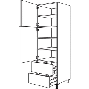 Nobilia Geschirr-- Vorratsschrank H2A30-3 43017