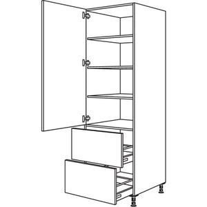 Nobilia Geschirr-- Vorratsschrank HD2A30-2 35021