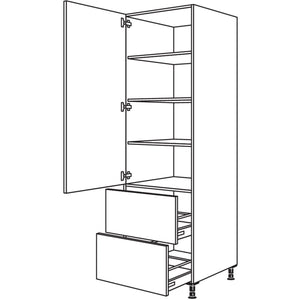 Nobilia Geschirr-- Vorratsschrank HD2A60-3 43024