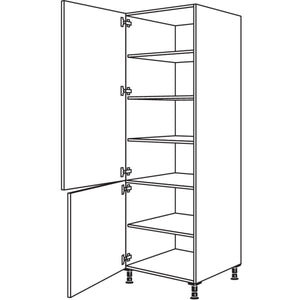 nobilia Geschirr-- Vorratsschrank HDV76-2 35034