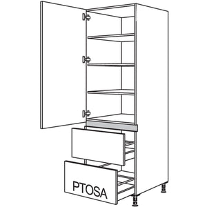 nobilia Geschirr-- Vorratsschrank LH2A60-1 25124