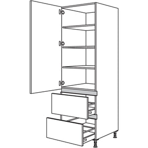 Nobilia Geschirr-- Vorratsschrank NH2A40-2 36127