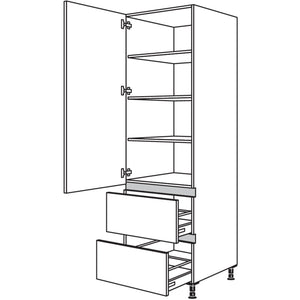 Nobilia Geschirr-- Vorratsschrank NH2A40-3 47127