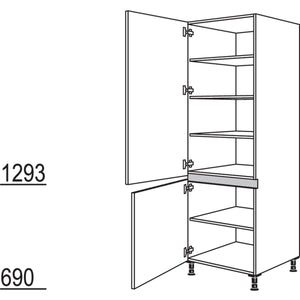 Nobilia Geschirr-- Vorratsschrank NH60-1 24117