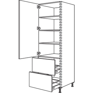 Nobilia Geschirr-- Vorratsschrank NHS2A60-2 36166