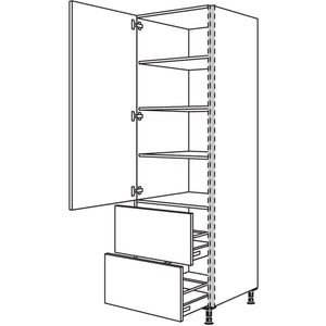 Nobilia Geschirr-- Vorratsschrank NHS2A40-3 53163