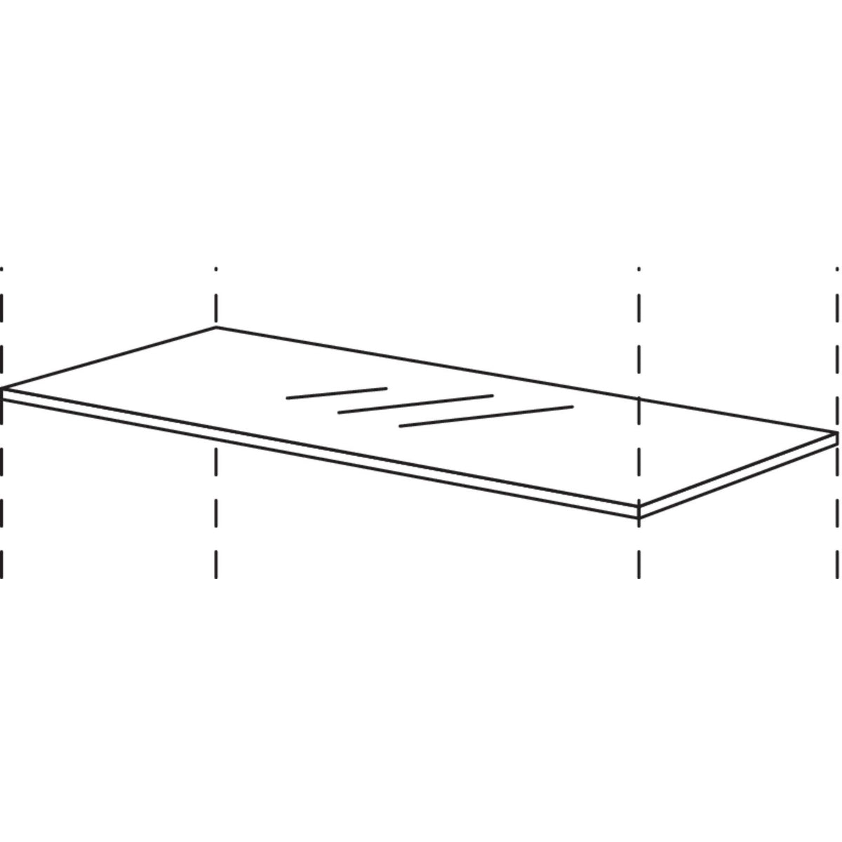 Nobilia Glas-Einlegeboden EBG-W120 29066