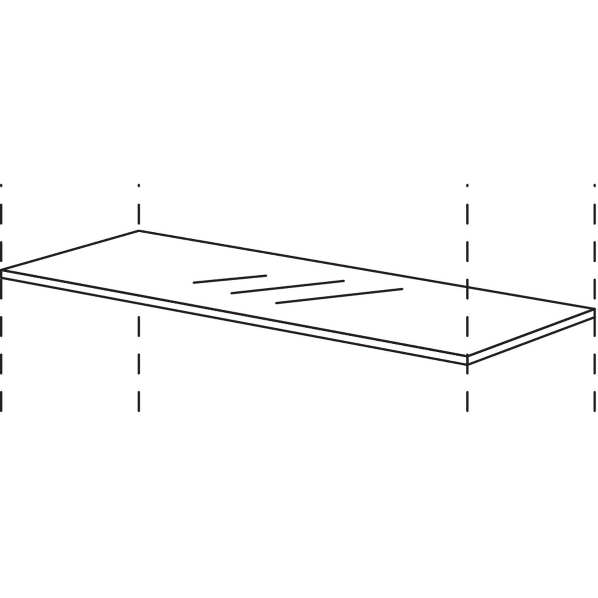 Nobilia Glas-Konstruktionsboden KBG-AJGT60 9155