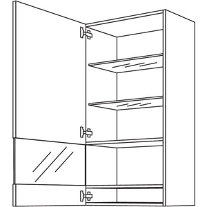 Nobilia Glas-Wandschrank Boulevard WGB60-130 25796