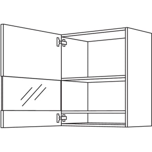 Nobilia Glas-Wandschrank Boulevard WGB60-2 45439