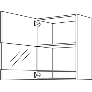 Nobilia Glas-Wandschrank Boulevard WGB60-3 52439