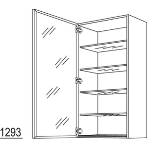 Nobilia Glas-Wandschrank Flat WF50-130 26495