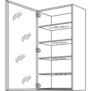 Nobilia Glas-Wandschrank Flat WF30-130 26493