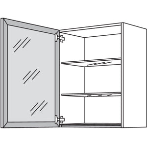 Nobilia Glas-Wandschrank Square WSQ45-3 51524