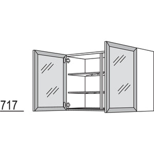 Nobilia Glas-Wandschrank Square WSQ90-1 37529